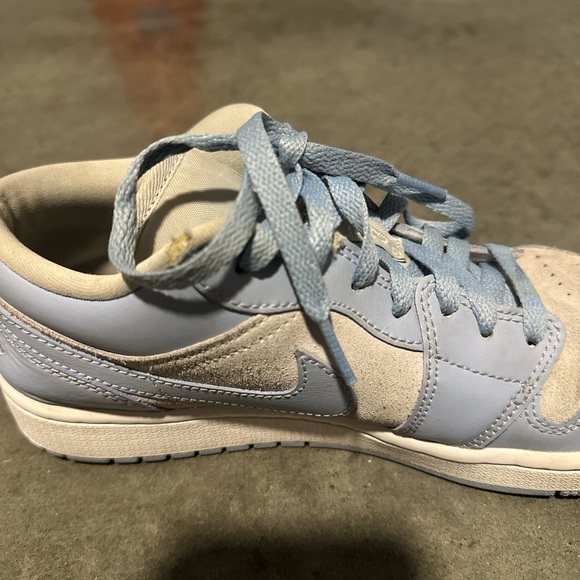 Light Blue Air Jordan 1s Low - Picture 5 of 5